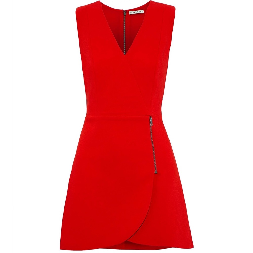Red Alice + Olivia dress